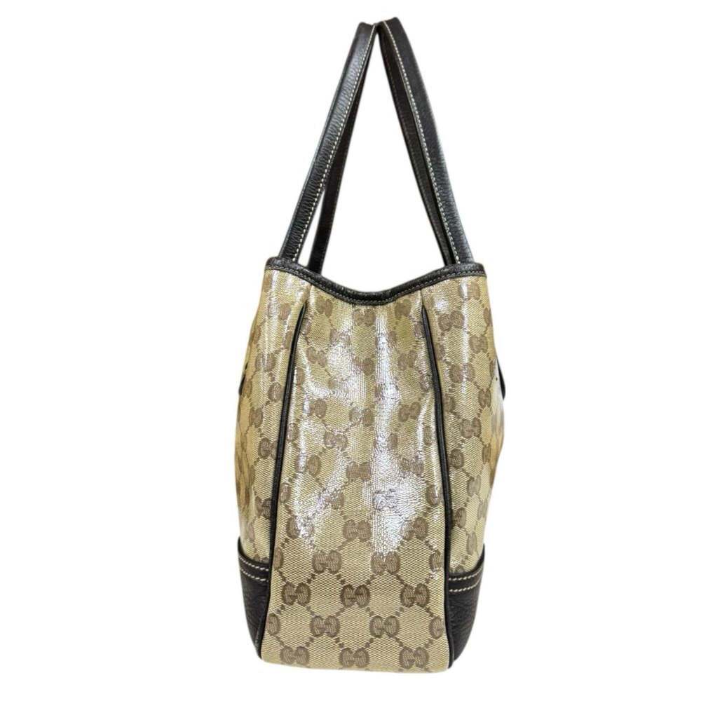 GUCCI Authentic Cream Leather Tote Bag - Picture 5 of 15